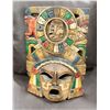 Image 1 : WOOD MAYAN MASK WALL HANGING