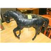 Image 1 : HANDMADE LEATHER PRANCING HORSE