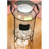 Image 1 : LARGE 200 OZ GLASS JUG W/ DISPENSER ON STAND