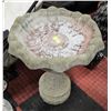 Image 1 : CONCRETE 2 PIECE BIRD BATH 24" TALL