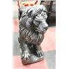 Image 1 : HEAVY CONCRETE LION STATUE 24" TALL