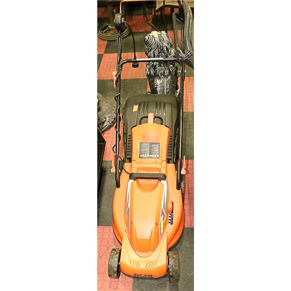 ELECTRIC LAWN MOWER (SM SIZE) - REAR BAG ORANGE