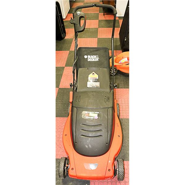 BLACK/DECKER - ELECTRIC REAR BAG LAWN MOWER