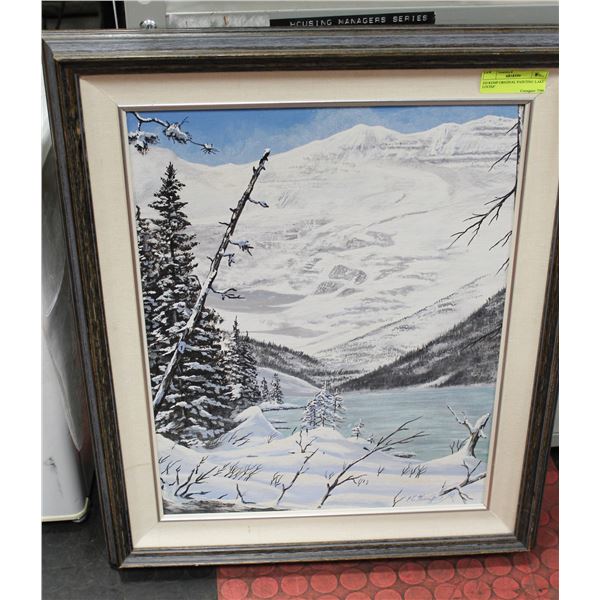 ED KEMP ORIGINAL PAINTING 'LAKE LOUISE'