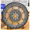 Image 1 : LARGE DECORATIVE PLATE WITH STAND