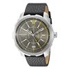 Image 4 : NEW DIESEL 46MM GREY DIAL LEATHER STRAP MSRP $220