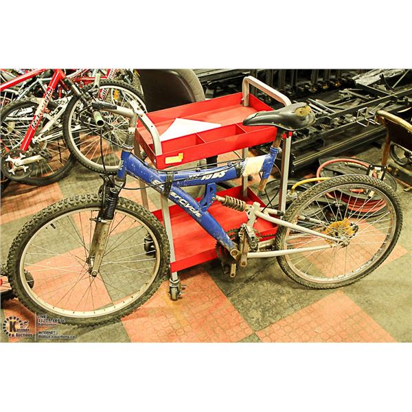 POLICE SEIZURE-BLUE SUPERCYCLE AS IS NO BREAKS