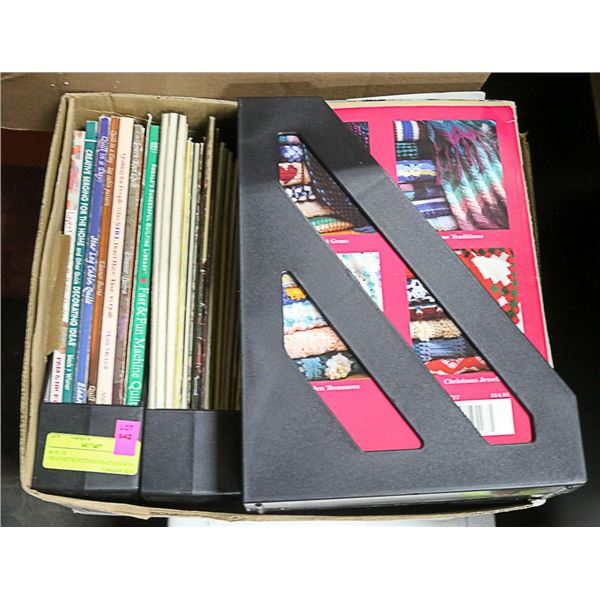 BOX OF CROCHET/KNITTING/CRAFTS/SEWING INSTRUCTION