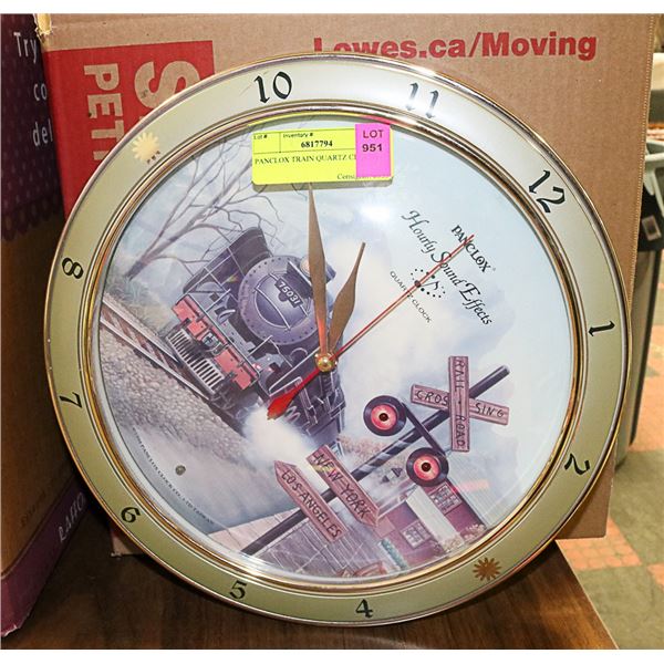 PANCLOX TRAIN QUARTZ CLOCK