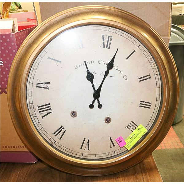 EDINBURGH CLOCK WORKS CO. CLOCK