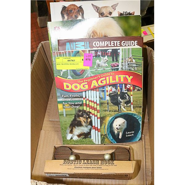 DOG TRAINING BOOK LOT