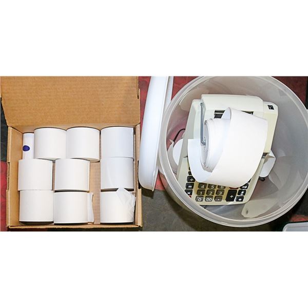CANON DESKTOP CALCULATOR W/BOX OF ROLLS