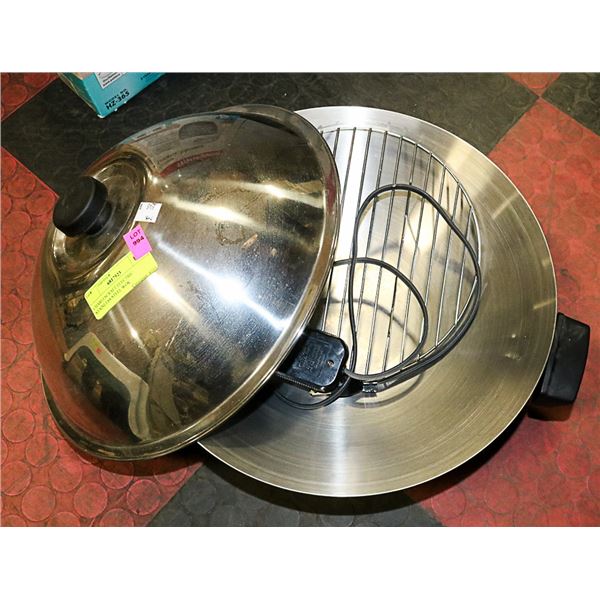 CHARLESCRAFT ELECTRIC STAINLESS STEEL WOK