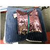 Image 1 : 4 ACCENT PILLOWS-SEQUIN/BLUE/CREAM