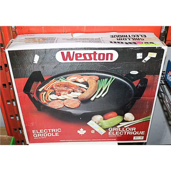 WESSTON ELECTRIC GRIDDLE