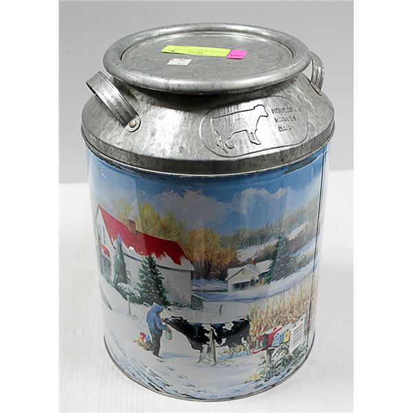 CRAFTING BEADS IN MILK CAN