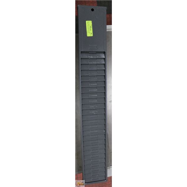 GREY  TIME CARD PUNCH CARD HOLDER