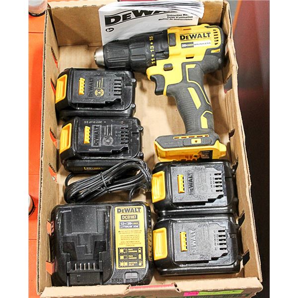 DEWALT 20V 1/2" BRUSHLESS CORDLESS COMPACT