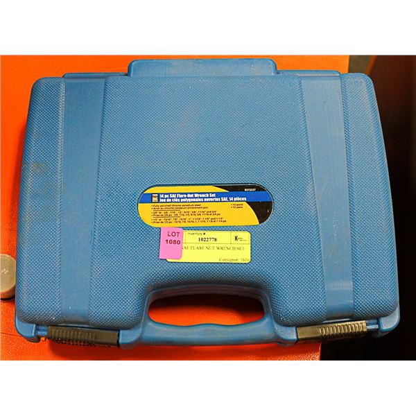 14PC SAE FLARE NUT WRENCH SET