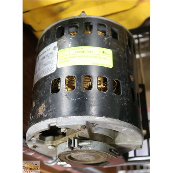 GE MOTORS AND INDUSTRIAL AC MOTOR