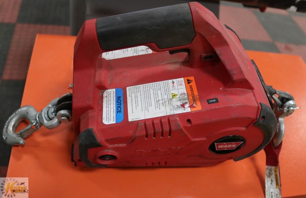 24 VOLT CORDLESS PULLZALL WINCH WITH BATTERY