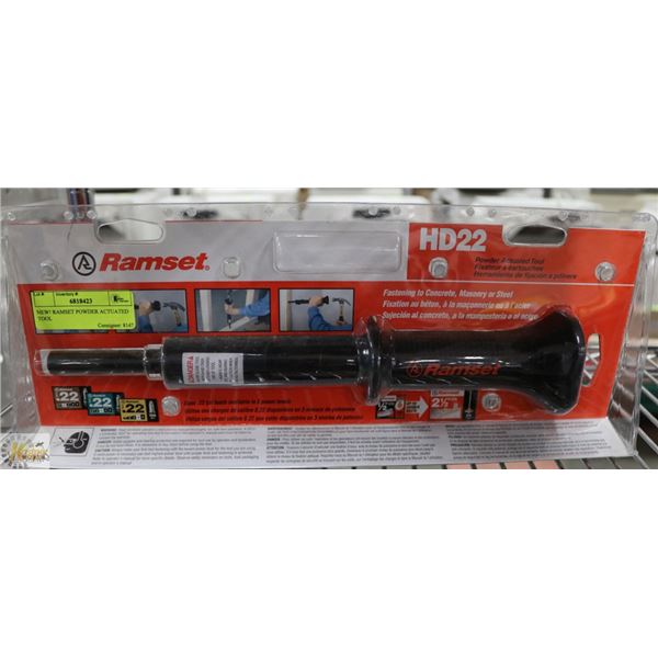 NEW! HD22 RAMSET POWDER ACTUATED TOOL