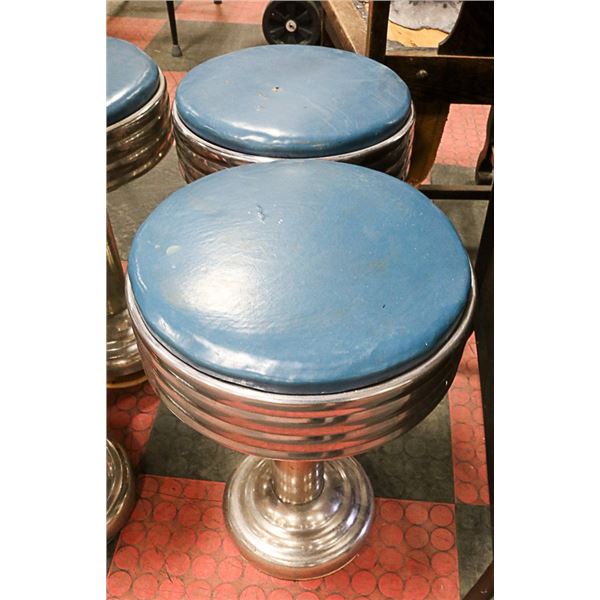 PAIR OF ANTIQUE ICE CREAM COUNTER STOOLS