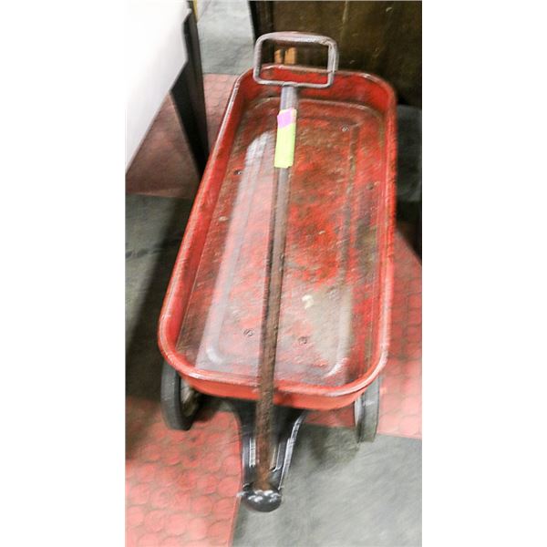 1950 RED RADIO FLYER WAGON