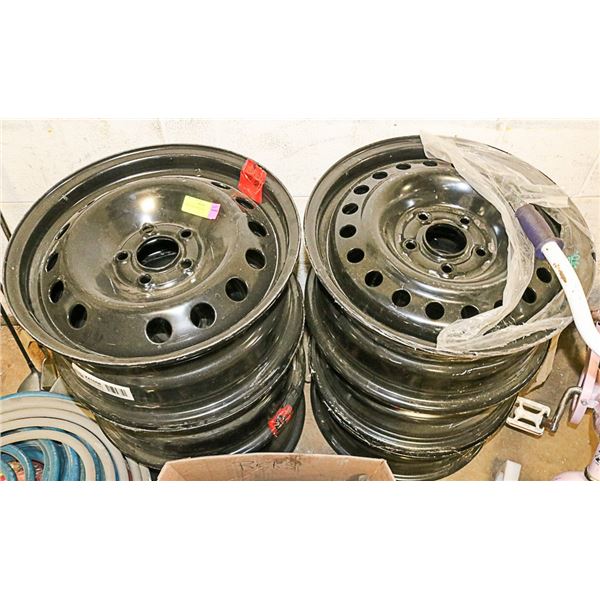 LOT OF 6 RANDOM 16" RIMS