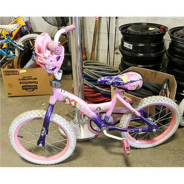 DISNEY PRINCESS KIDS BIKE