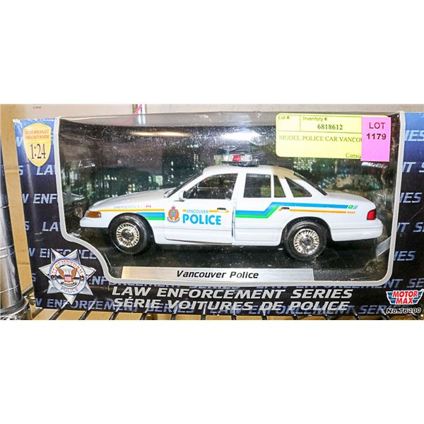 MODEL POLICE CAR VANCOUVER