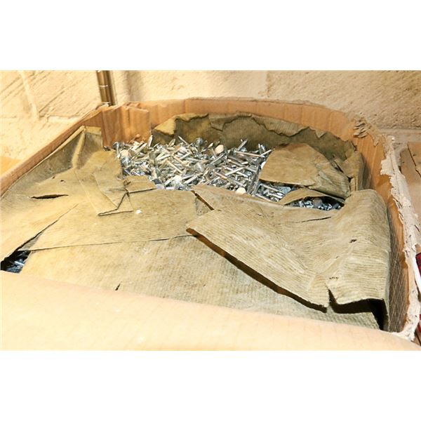 BOX OF ROOFING NAILS. 1 1/2"