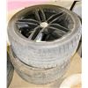 Image 1 : LOT OF 2 AUDI RIMS WITH 255/35R19 TIRES