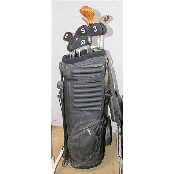 GOLF CLUBS - WILSON 1-3-5 WOODS, MCGREGOR VIP