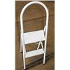 Image 1 : METAL TWO-STEP LADDER - EASY FOLD, CARRY AND