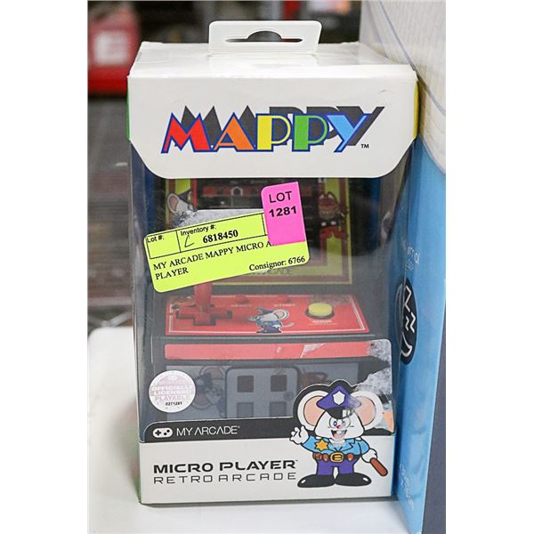 MY ARCADE MAPPY MICRO ARCADE PLAYER