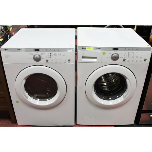 LG TROMM WASHER/DRYER SET SUPER CAPACITY
