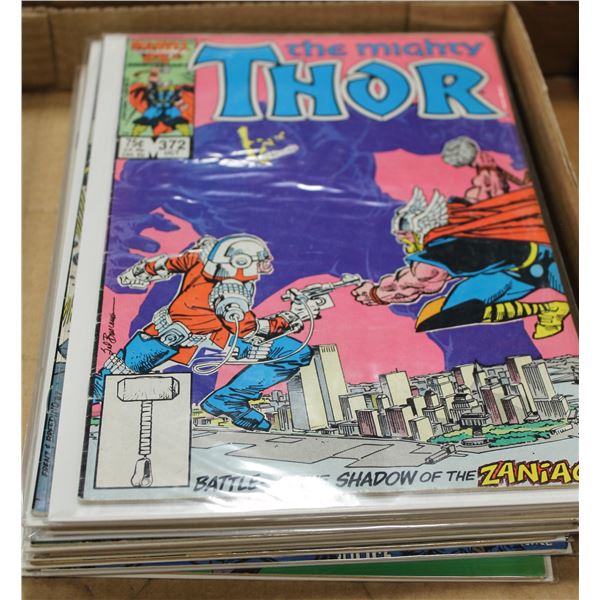BOX OF MARVEL THE MIGHTY THOR COMICS