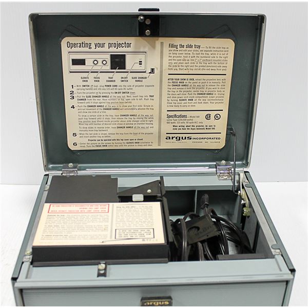 ARGUS SLIDE PROJECTOR