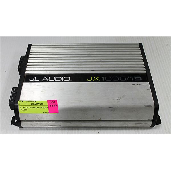 JL AUDIO AMP 1000 WATTS