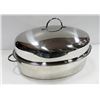 Image 1 : LAGOSTINA LARGE STAINLESS STEEL ROASTER WITH LID