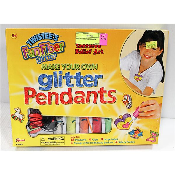 NEW GLITTER PENDANTS