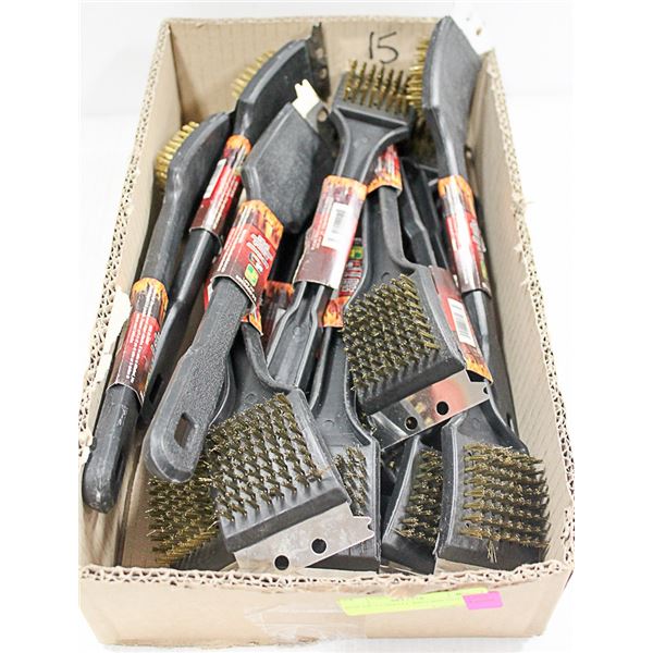 BOX OF 15 SMALL BBQ BRUSHES