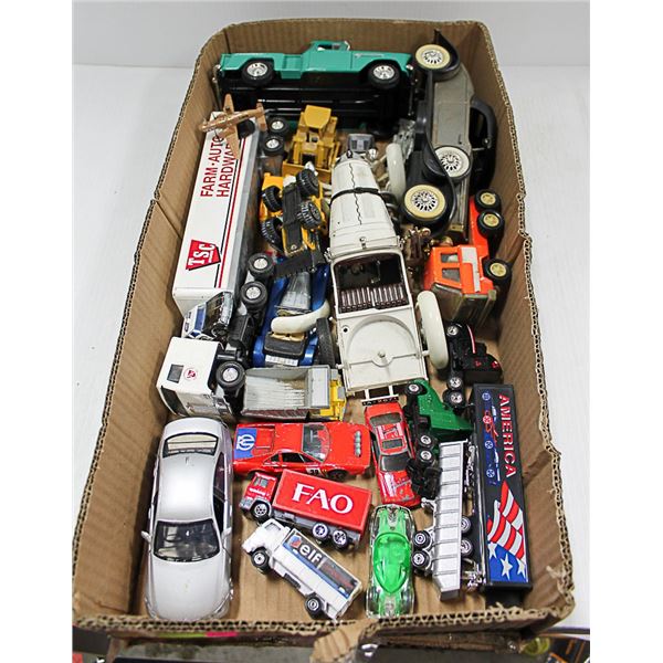 BOX OF ASSORTED CARS
