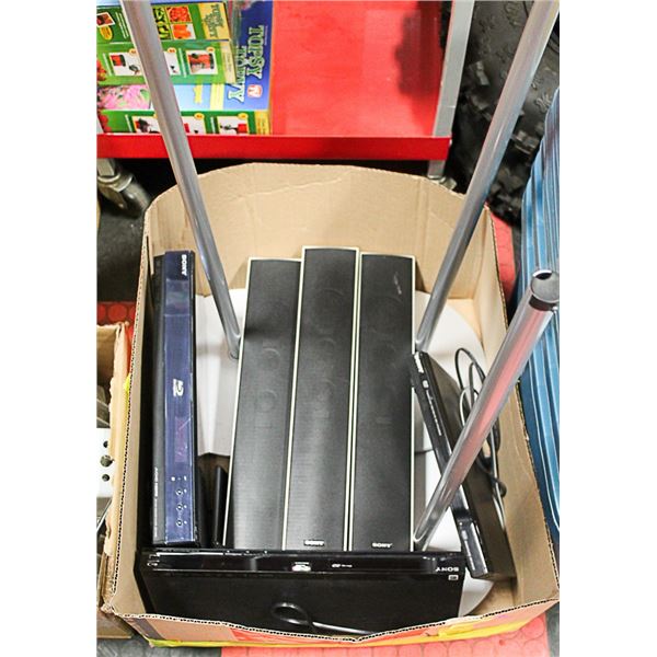 LARGE BOX WITH SONY BLU-RAY SURROUND SOUND
