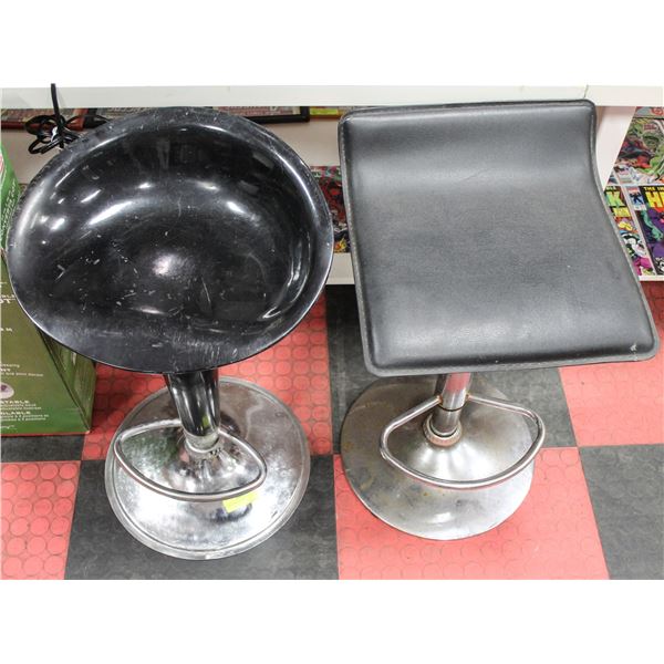PAIR OF SWIVEL SHOP STOOL