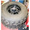 Image 1 : LOT OF 2 ALUMINUM QUAD TIRES, 22 X 7 - 10
