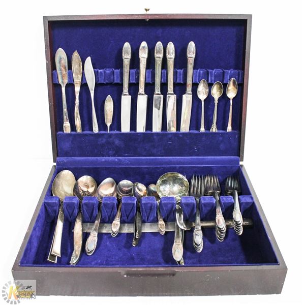 51 PIECE SILVER CUTLERY SET