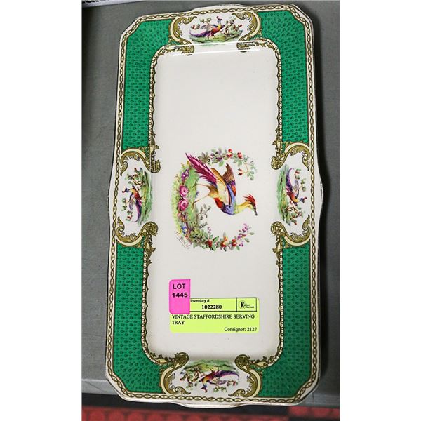 VINTAGE STAFFORDSHIRE SERVING TRAY