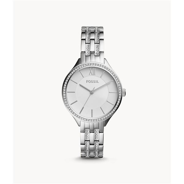 NEW FOSSIL CRYSTAL BEZEL/BRACELET WATCH MSRP $245